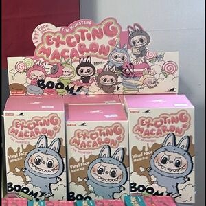 AUTHENTIC Pop Mart The Monsters Exciting Macaron Vinyl Whole Set
